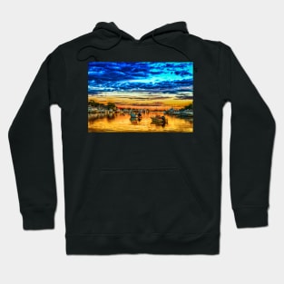 Falmouth Harbor Cape Cod Hoodie